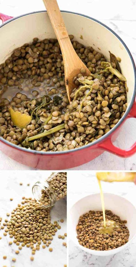 Recipetineats Recipes, Lemon Salad Dressing, Green Lentil Recipes, Cook Lentils, Lemon Salad Dressings, How To Cook Lentils, Slow Carb Diet, Ketosis Recipes, Canned Lentils