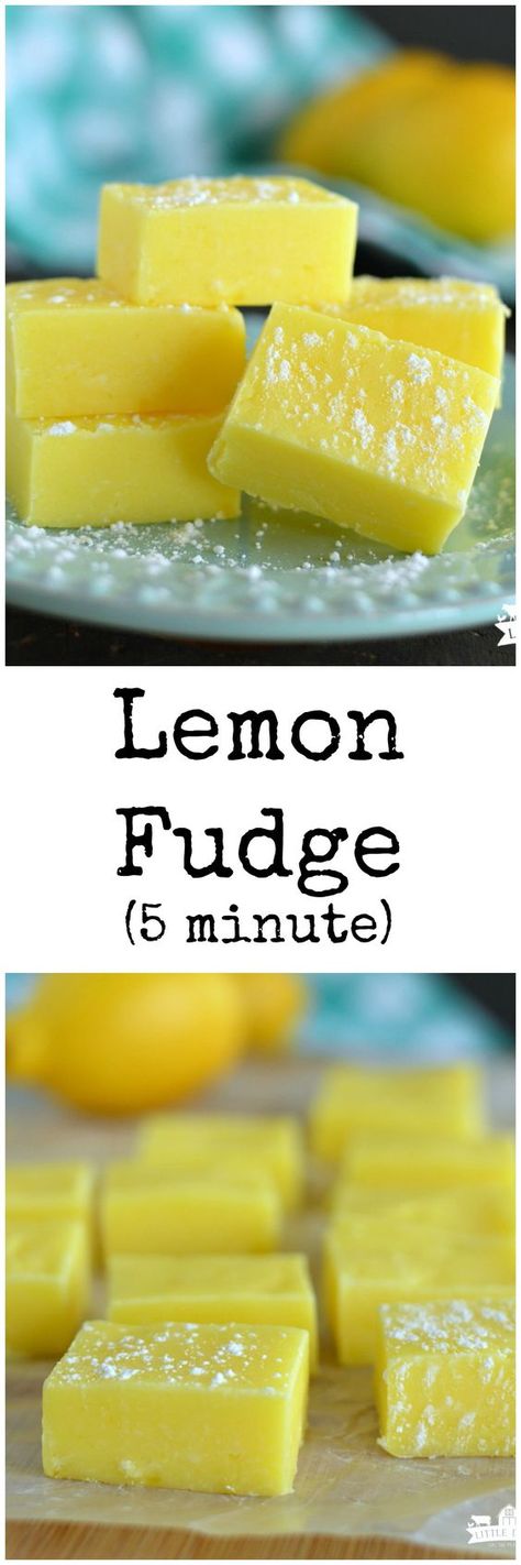 Lemon Fudge Recipe, Lemon Fudge, Weight Watcher Desserts, Lemon Dessert, Fudge Recipes Easy, Fudge Easy, Dessert Tray, Fudge Recipe, Homemade Candies