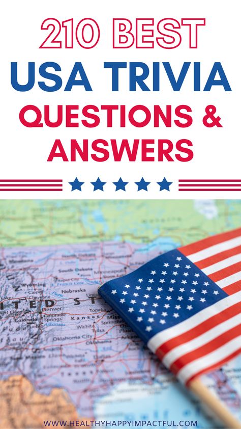 210 Best USA Trivia Questions & Answers Pop Trivia Questions And Answers, Trivia Games For Work, Trivia Category Ideas, Geography Trivia Questions And Answers, 4th Of July Trivia Questions And Answers, Trivia Questions And Answers For Seniors, Pop Culture Trivia Questions And Answers, Trivia Games For Groups, Free Trivia Questions And Answers