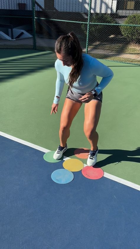 Antonia Ramos | Tennis | 🔥 Want to level up your footwork or warm-up routine? 🎾 For quick, intense bursts, aim for 4 sets of 20 seconds ⏱️pushing yourself to the... | Instagram Tennis Workout Training, 2025 Lifestyle, Tennis Ideas, Tennis Fitness, Warm Up Routine, Tennis Aesthetic, Tennis Training, Tennis Team, Tennis Workout