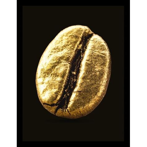 Coffee Beans Photography, Golden Coffee, Coffee Bean Art, Sculpture Images, Modern Graphic Art, Design Café, Wassily Kandinsky Paintings, Coffee Menu, Gold Aesthetic