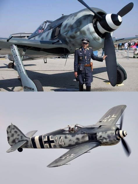 Old Airplane, Ww2 Fighter Planes, Luftwaffe Planes, Focke Wulf Fw 190, Fw 190, Wwii Fighter Planes, Wwii Airplane, Wwii Fighters, Airplane Fighter