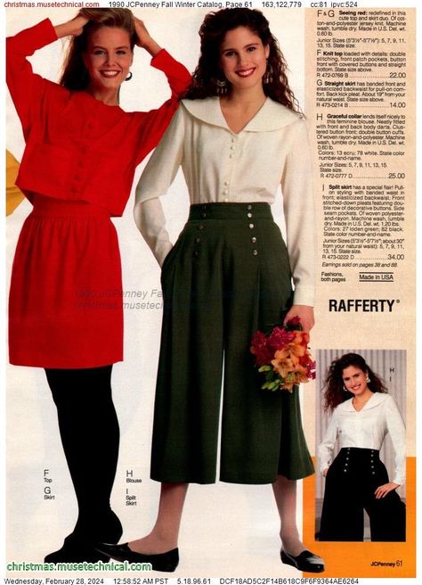 1990 JCPenney Fall Winter Catalog, Page 61 - Catalogs & Wishbooks 1980's Outfits, 1980s Outfits, Fashion Decades, History Professor, 80s And 90s Fashion, 1990s Fashion, Vintage Photographs, 90s Fashion, Vintage Outfits