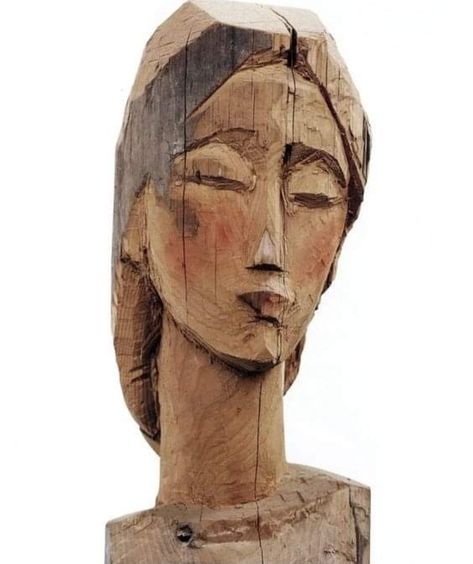 Abstract Wood Carving, Wood Carving Art Sculpture, Sculpture Head, Human Sculpture, Deer Wall Art, Face Carving, Vintage Sculpture, Wood Art Projects, Relief Sculpture