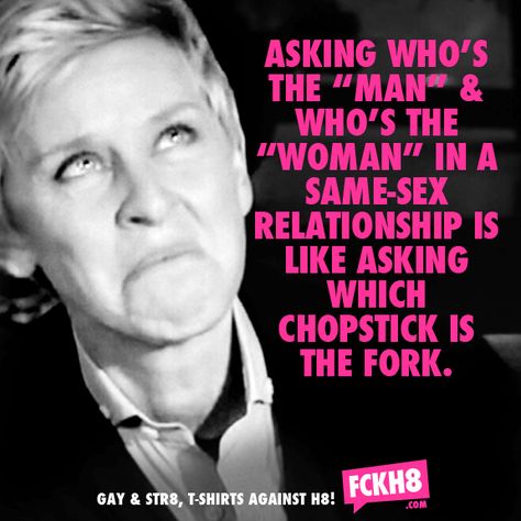 Love Ellen! Short Friendship Quotes, Marriage Equality, Ellen Degeneres, Real Friends, Look At You, Gay Pride, When Someone, A Black, Wise Words