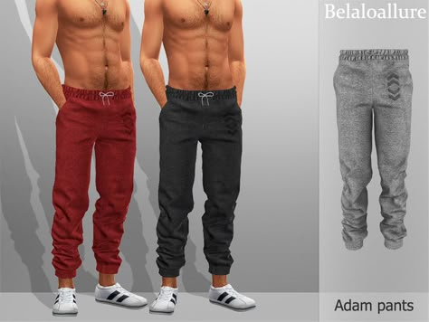 Simple sweatpants for your sims , enjoy :) Found in TSR Category 'Sims 4 Male Everyday' Sims 4 Cc Clothes Male Urban Pants, Alpha Sims, Sims 4 Men Clothing, Sims 4 Hair Male, Sims 4 Male Clothes, Sims Inspiration, Die Sims 4, Sims 4 Black Hair, Sims 4 Traits