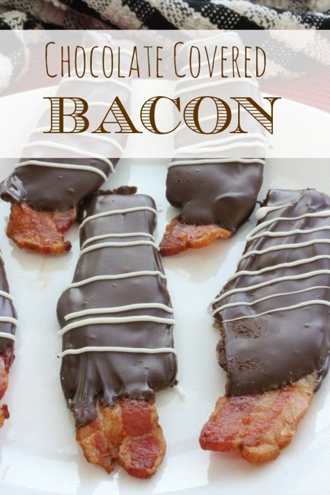 Everybody loves chocolate and bacon so why not put them together? This Chocolate Covered Bacon is sure to wow your friends at your next get-together! Chocolate Covered Bacon, Bacon Recipes, Candy Recipes, Appetizer Snacks, Chocolate Covered, Chocolate Recipes, Delicious Desserts, Donuts, Diner