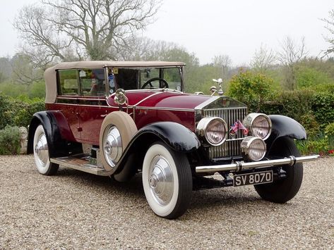 1927 Rolls-Royce Phantom I All Weather Cabriolet by Murphy SV 8070 - vandpcars Bentley Rolls Royce, Vintage Rolls Royce, Tokyo Drift Cars, Car Organization, Aesthetic Car, Pimped Out Cars, Car Organizer, Car Chevrolet, Antique Car