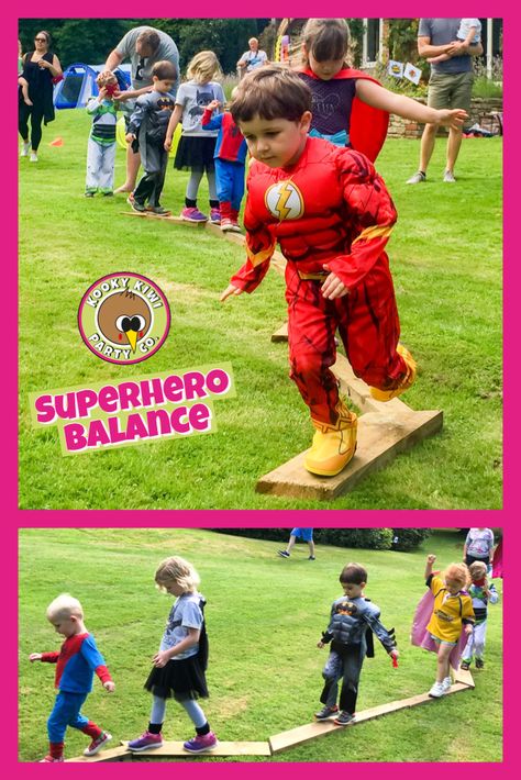 Super Hero Obstacle Course, Super Hero Party Activities, Superhero Outdoor Games, Indoor Superhero Party Games, Superhero Group Activities, Superhero Training Activities, Super Hero Training Activities, Superhero Event, Superhero Lessons