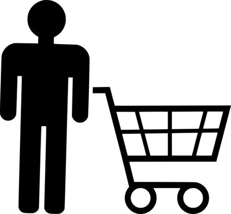 Icon, Shopping, People, Consumer Who Is A Consumer, Indian Snack Recipes, Public Domain Images, Free Illustrations, Clothing Line, Free Pictures, Art School, Shopping Cart, Free Images