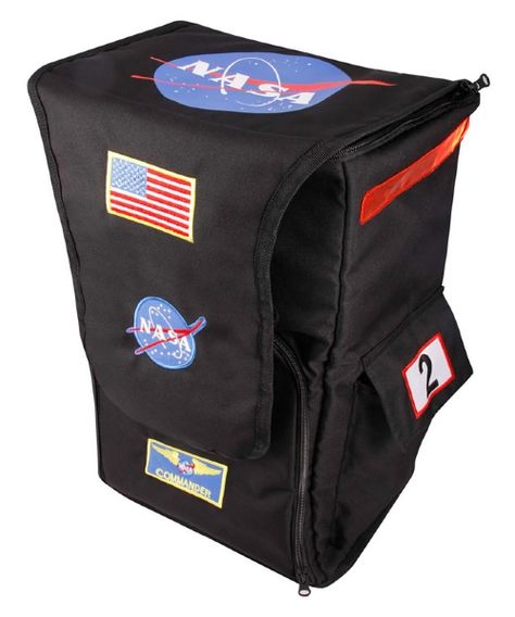 Aeromax Astronaut Black Back Pack - Pretend Play & Dress-Up at Hayneedle Kids Astronaut Costume, Astronaut Backpack, Backpacking Hammock, Nasa Patch, Nasa Clothes, Astronaut Suit, Astronaut Costume, Astronaut Helmet, Halloween Costume Suit