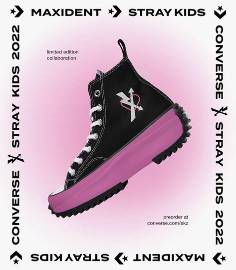 hannah ♡ maxident mode ! on Twitter: "CONVERSE X STRAY KIDS 💗 #MAXIDENT #StrayKids https://t.co/Bc0NTOHD1G" / Twitter Stray Kids Converse, Skz Shoes, Stray Kids Clothes, Skz Converse, Stray Kids Shoes, Skz Clothes, Zapatillas All Star, Skz Merch, Stray Kids Maxident