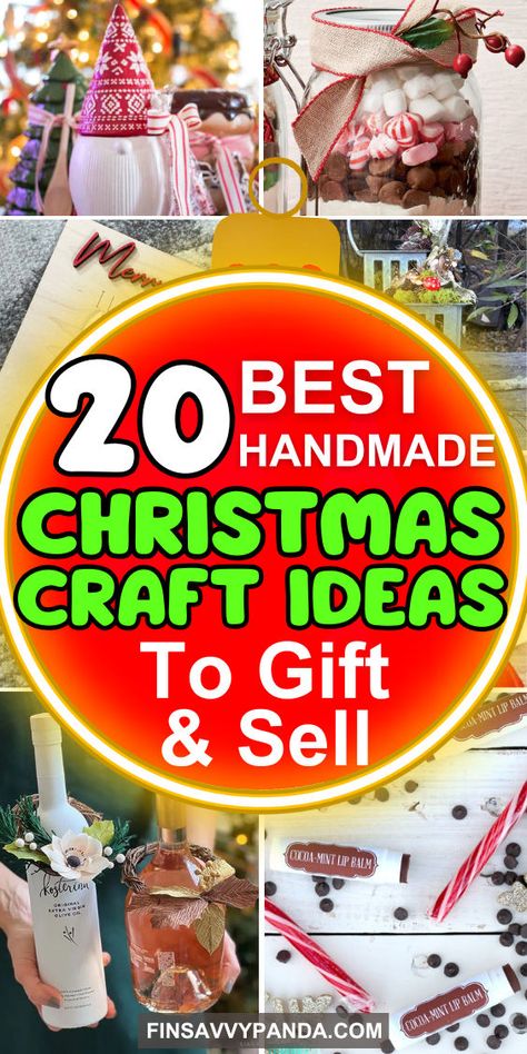 Simple DIY Christmas gifts are ideal for family, friends, or coworkers. Make money this season by crafting inexpensive items like gift baskets, sewn projects, and handmade tags. With creative and easy ideas, you’ll have popular gifts to sell that are perfect for teachers and loved ones while starting a festive side hustle. Last Minute Diy Christmas Gifts Creative, Diy Personalized Christmas Gifts, Diy Christmas Ideas For Gifts, Do It Yourself Christmas Gifts, Personalized Gifts For Coworkers, Simple Diy Christmas Gifts, Christmad Gifts, Inexpensive Diy Christmas Gifts, Diy Christmas Gifts For Coworkers