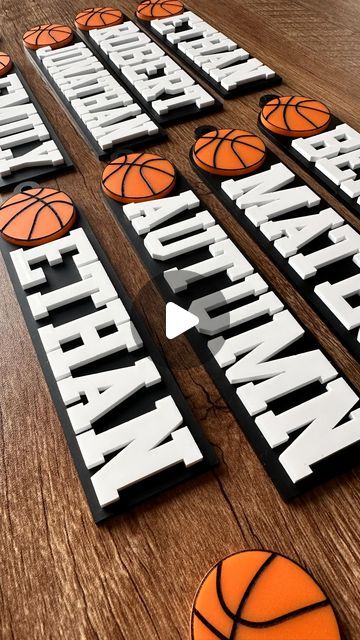 | Melissa & Idalmis | on Instagram: "🏀 WE ARE PROUD of our mini ballers!⛹🏾 
They are bringing the hoop dreams to life. 
LET’S GO TEAM! 
Need personalized bag tags for your squad?? DM us to order. 
#basketball #aeonlaserusa 

.
.
.
.
#nametags #customtags #nametag #personalizedtags #basketballkids #sportslover #customgifts #personalised #lasercut #lasercutacrylic #aeonlaser #signmaker #smallbusinessmiami #shoplocalmiami #blissdecorstudio" Baseball Name Tags, Sports Bag Tags, Personalized Bag Tags, Hoop Dreams, Sign Maker, Custom Basketball, Personalized Acrylic, Young Athletes, Zipper Charms