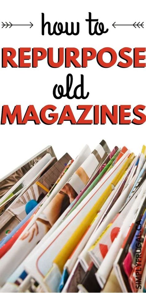 You've got to check out this list of genius ideas on ways to repurpose your old magazines. There are some creative ideas for crafts, gift giving and more! Decoupage Using Magazines, Upcycled Magazine Crafts, Diy Magazine Collage Ideas, Magazine Crafts Diy Home Decor, Magazine Holders Repurpose, Recycle Artwork, Recycle Magazines, Bohemian Journal, Paper Upcycling