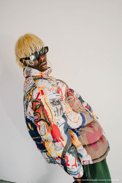 JEAN-MICHEL BASQUIAT x SOULGOODS Release | HYPEBEAST Jean Michel Basquiat Fashion, Basquiat Fashion, Maximal Style, Basquiat Paintings, Paula Scher, Michel Basquiat, Entertainment Design, Jean Michel Basquiat, Human Soul