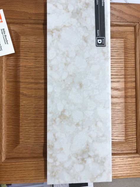 Clarino Quartz, Honey Oak Cabinets, Oak Cabinet, My Honey, Honey Oak, Oak Cabinets, Quartz Countertops, Wall Color, Design Consultant