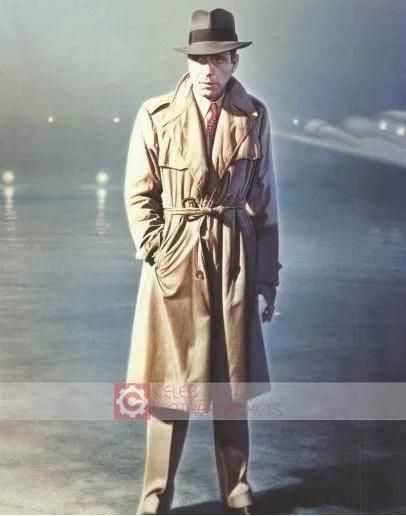 YOUR CASABLANCA HUMPHREY BOGART (RICK BLAINE) TRENCH COAT WITH FREE SHIPPING ALL OVER THE WORLD. Humphrey Bogart Casablanca, Rick Blaine, Gottfried Helnwein, Famous Contemporary Artists, Style Trench Coat, Moving To Ireland, Art Value, Coat For Men, Paintings Artwork