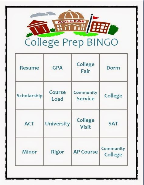 College Prep BINGO part of my classroom lesson about Early College Awareness. Career Activities For Middle School, Early College, Middle School Counselor, School Counseling Activities, College Counseling, High School Counselor, High School Counseling, Middle School Counseling, School Counseling Lessons