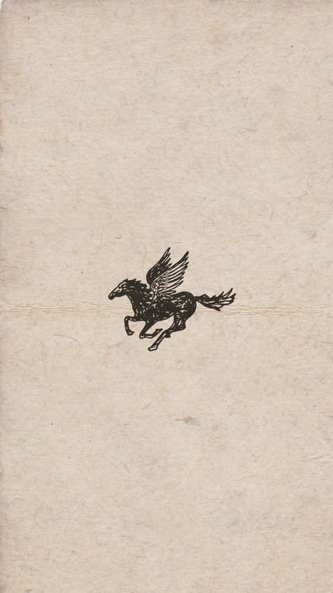 Vintage Pegasus Illustration, Greek Pegasus Tattoo, Vintage Greek Art, Western Horse Illustration, Odyssey Tattoo Greek, Vintage Horse Tattoo, Medieval Horse Tattoo, Ancient Art Wallpaper, Cool Horse Tattoos