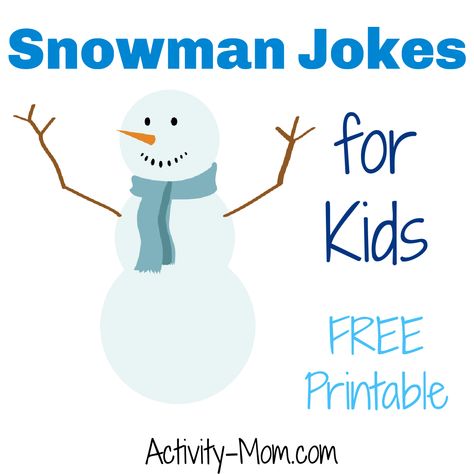 Snowman Jokes For Kids, Snowmen Sayings, Funny Snowman Ideas, Kid Jokes Funny, Class Christmas Party, Snowman Jokes, Bathroom Jokes, Snowman Quotes, One Line Jokes