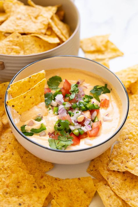 Mexican Cottage Cheese Dip, Mexican Cottage Cheese Bowl, Cottage Cheese Salsa, Cottage Cheese Nachos, Cottage Cheese Salsa Dip, Protein Party Food, Cottage Cheese Cheese Dip, Cottage Cheese Appetizers, Cottage Cheese Nacho Sauce