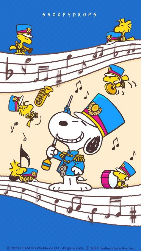 Drum Lessons For Kids, Happy Birthday Snoopy, Birthday Snoopy, Peanuts Wallpaper, Good Morning Happy Birthday, Snoopy Collectibles, Woodstock Peanuts, Woodstock Snoopy, Snoopy Comics