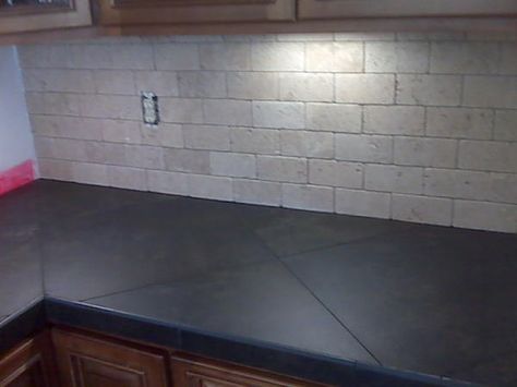 20in. porcelain kitchen counter top.. - Ceramic Tile Advice Forums - John Bridge Ceramic Tile Ceramic Countertops, Tile Countertops Kitchen, Porcelain Kitchen, Porcelain Countertops, Kitchen Remodel Countertops, Tile Counters, Outdoor Kitchen Countertops, Kitchen Ceramic, Countertops Bathroom