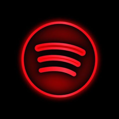 Neon Red Phone Icon, Spiderman App, Spotify App Icon, Iphone Red Wallpaper, Stranger Things Theme, Spotify Icon, Red Outline, Whatsapp Logo, Red And Black Background