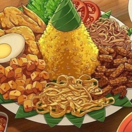 Drawn Food, Japanese Food Illustration, Food Illustration Design, Anime Foods, Cartoon Food, 귀여운 음식 그림, Food Artwork, Food Sketch, Food Cartoon