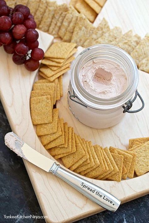 Port wine cheese spread | YankeeKitchenNinja.com Port Wine Cheese Spread, Port Wine Cheese, Red Wine Cheese, Sausage Ball, Cheese Spread Recipes, Cheese Spreads, Wine Jelly, Cheese Trays, Cheese And Crackers