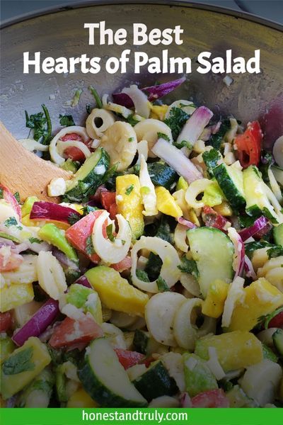 Traditional Salad, Hearts Of Palm Salad, Hearty Salad Recipes, Heart Of Palm, Antipasto Salad, Hearts Of Palm, Easy Salad, Salad Toppings, Thanksgiving Side