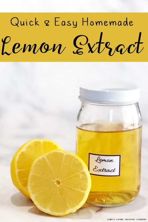 Diy Extracts, Meyer Lemon Recipes, Lemon Vodka, Homemade Liquor, Homemade Baking, Homemade Syrup, Dinner On A Budget, Lemon Extract, Garden Recipes