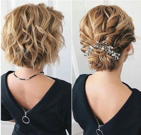 Short Hair Up, Hairstyles Styles, Mother Of The Bride Hair, Elegant Wedding Hair, Hairstyles For Medium Length Hair Easy, Cute Hairstyles For Medium Hair, Summer Hairstyles For Medium Hair, Peinados Fáciles Para Cabello Corto, Wedding Hair Inspiration