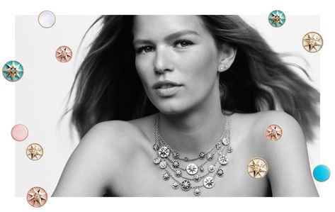 Dior unveils Rose des Vents jewelry campaign Jewelry Campaign, Victoire De Castellane, German Model, Anna Ewers, Jewelry Ads, Fashion Campaigns, Dior Fashion, Dior Jewelry, Precious Jewels