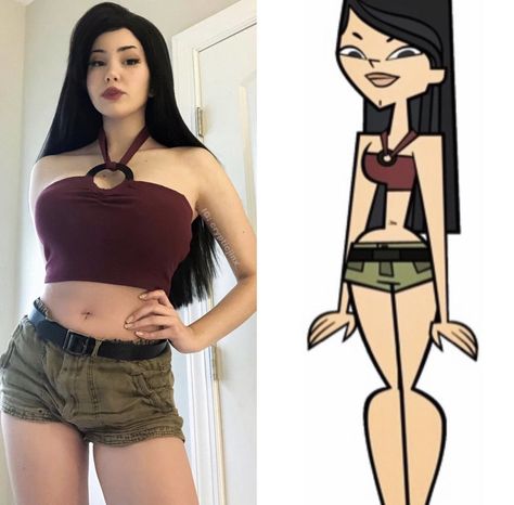 Heather Cosplay, Total Drama Island Heather, Heathers Costume, Heather Total Drama, Carl Fredricksen, Cartoon Cosplay, Holloween Costume, Total Drama Island, Total Drama