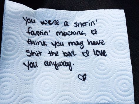 My Girlfriend Leaves Me Notes In My Lunch Everyday, Today's Was A Little Different Funny Lunch Notes, Notes To Leave Your Boyfriend, Cute Lunch Notes, Someecards Love, Books For Boyfriend, Funny Love Notes, Coupon Books For Boyfriend, Funny Love Letters, Notes For Boyfriend