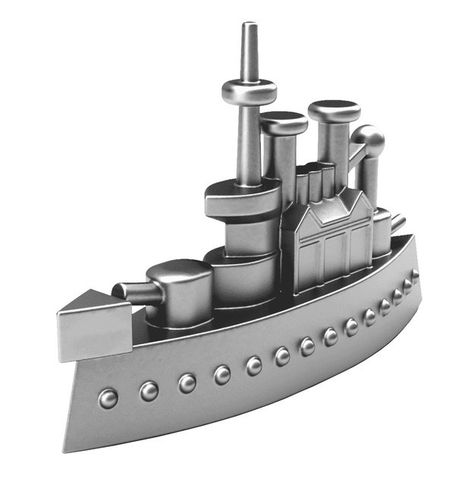 I got The battleship!! Which Original Monopoly Token Are You? Monopoly Pieces, Monopoly