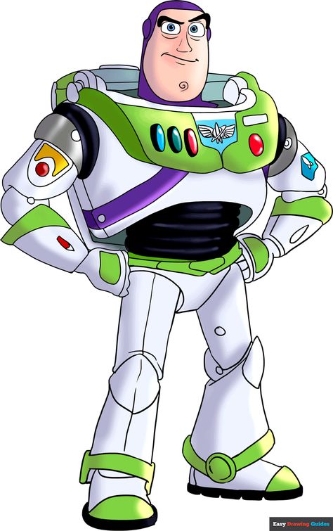 How To Draw Buzz Lightyear, Buzzlight Year Drawings, Buzz Lightyear Illustration, Buzz Leclair, Toy Story Characters Drawings, Woody Toy Story Drawing, Buzz Drawing, Toy Story Images, Bos Layer