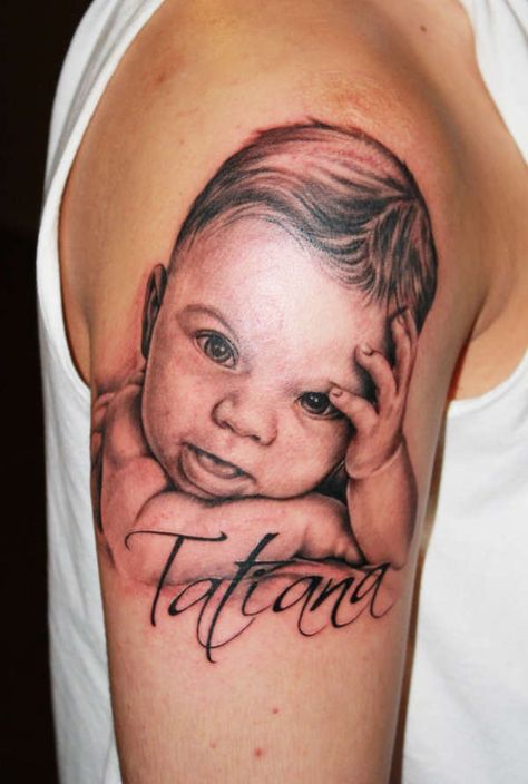 adorable-ideas-of-tattoos-with-kids-names0181 Family Crest Tattoo, Daughters Name Tattoo, Tattoos For Baby Boy, Crest Tattoo, Baby Tattoo Designs, Baby Name Tattoos, Kid Name Tattoo, Names Tattoos For Men, Tattoos With Kids Names