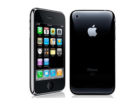 Apple iPhone 3G smartphone with -inch 320x480 display powered by 412MHz processor alongside 128MB RAM and 2-megapixel rear camera. Phone Lookup, T Mobile Phones, Apple Smartphone, Iphone 3gs, Application Iphone, Iphone 3g, First Iphone, Phone Deals, Unlocked Phones