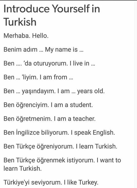 Turkish Lessons Learning, Turkey Language Learning, Learning Turkish Language, Turkish Language Learning For Beginners, How To Learn Turkish Language, Turkish Poetry With English Translation, Turkish Alphabet, Turkish Phrases, Turkish Language Learning