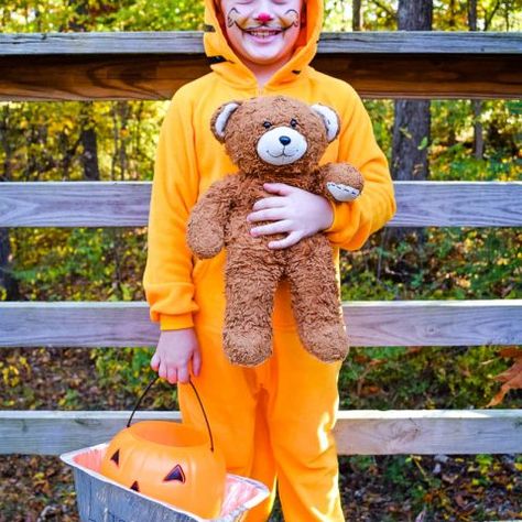 How to Make a DIY Garfield Halloween Costume - Adventures of Mel Garfield Halloween, Garfield Costume, Easy Diy Costumes, Pumpkin Bucket, Animal Conservation, Foam Shapes, Sewing Scissors, Costume Diy, Quilt Batting