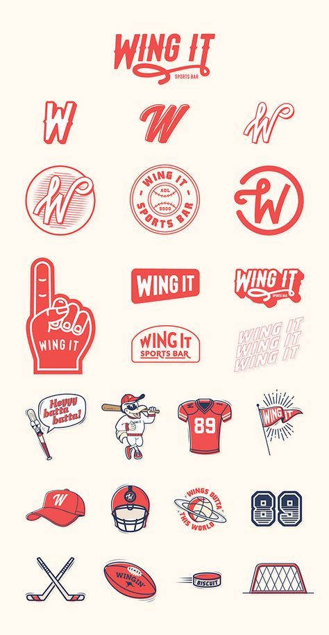 Modern branding for modern sports bar. Vintage Sports Bar Aesthetic, Baseball Logos Design, Sports Bar Logo Design, Vintage Athletic Logo, Vintage Sport Aesthetic, Sports Logos Design, Sports Bar Branding, Retro Sports Design, Retro Sports Logo