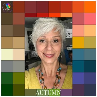 Before and after Color Analysis - testimonials, reviews and photographs https://www.style-yourself-confident.com/before-and-after-color-analysis.html Style Yourself Confident, Soft Autumn With Gray Hair, Soft Autumn Grey Hair, Colors To Wear With Grey Hair, Soft Warm Color Palette, Grey Hair For Warm Skin Tones, Greying Hair, Ash Gray Hair Color, Grey Photos