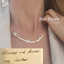 Handwritten Message Necklace - Save Your precious Moments - Tatoo Necklace - Choose Your Metal Necklace Tattoo, Message Necklace, Handwriting Necklace, Message Bracelet, Diy Tattoo, Costume Necklaces, Southwest Jewelry, Fine Silver Jewelry, Solitaire Necklaces