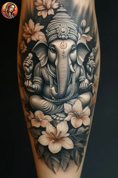 Discover Stunning Ganesha Tattoo Designs! 50+ intricate ganesha tattoo designs for both men and women, including ganesha tattoo sleeves, mandalas, back designs & more! Explore these unique and meaningful ganesha tattoos to find inspiration for your next ink session. Ganesha Tattoo Mandala, Ganesha Tattoo Sleeve, Ganesha Tattoos, Mandala Tattoo Sleeve Women, Mandala Tattoo Sleeve, Ganesha Tattoo, Buddha Tattoo, Tattoo Sleeves, Spiritual Tattoos