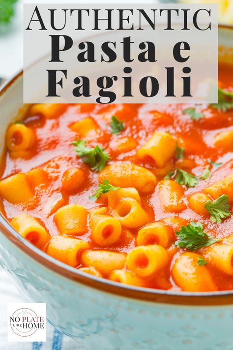 Meatless Pasta Fagioli Recipe, Pasta Fagioli No Beans, Homemade Pasta Fagioli Soup, Classic Pasta Fagioli, The Best Pasta Fagioli Recipe, Easy Pasta Fagioli Recipe, Skinnytaste Pasta Fagioli Soup, Recipe For Pasta Fagioli Soup, Italian Pasta Fagioli Recipe