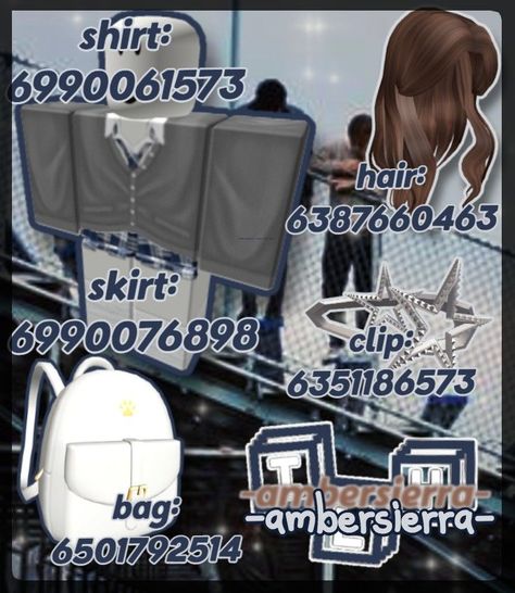 for roblox bloxburg, not a promo code :) Roblox Id Code School Outfit, Roblox Bloxburg School Outfit Codes, Bloxburg School Gym Outfit Codes, Bloxburg Uniform Outfit Codes, Bloxburg Outfit Codes For School, Roblox Apron Code, Bloxburg Teenage Outfit Codes, School Outfit Codes For Bloxburg, Cute Bloxburg School Outfit Codes