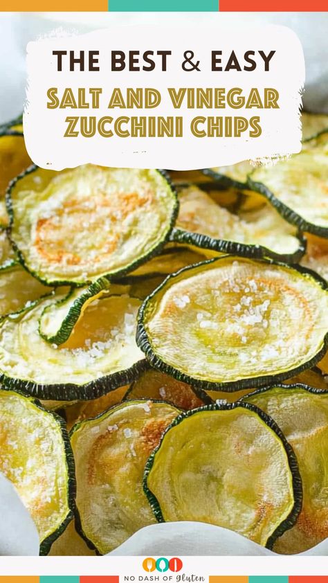 Looking for a crunchy, guilt-free snack? Try these Salt and Vinegar Zucchini Chips! They’re oven-baked, packed with flavor, and so easy to make. Perfect for satisfying those salty cravings without the extra calories! Keto Crunchy Snacks, Dried Zucchini Chips, Salt And Vinegar Zucchini Chips, Baked Chips Recipe, Healthy Crunchy Snacks, Healthy Salty Snacks, Oven Baked Chips, Best Spaghetti Recipe, Zucchini In The Oven